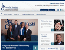 Tablet Screenshot of jfcfinancial.com